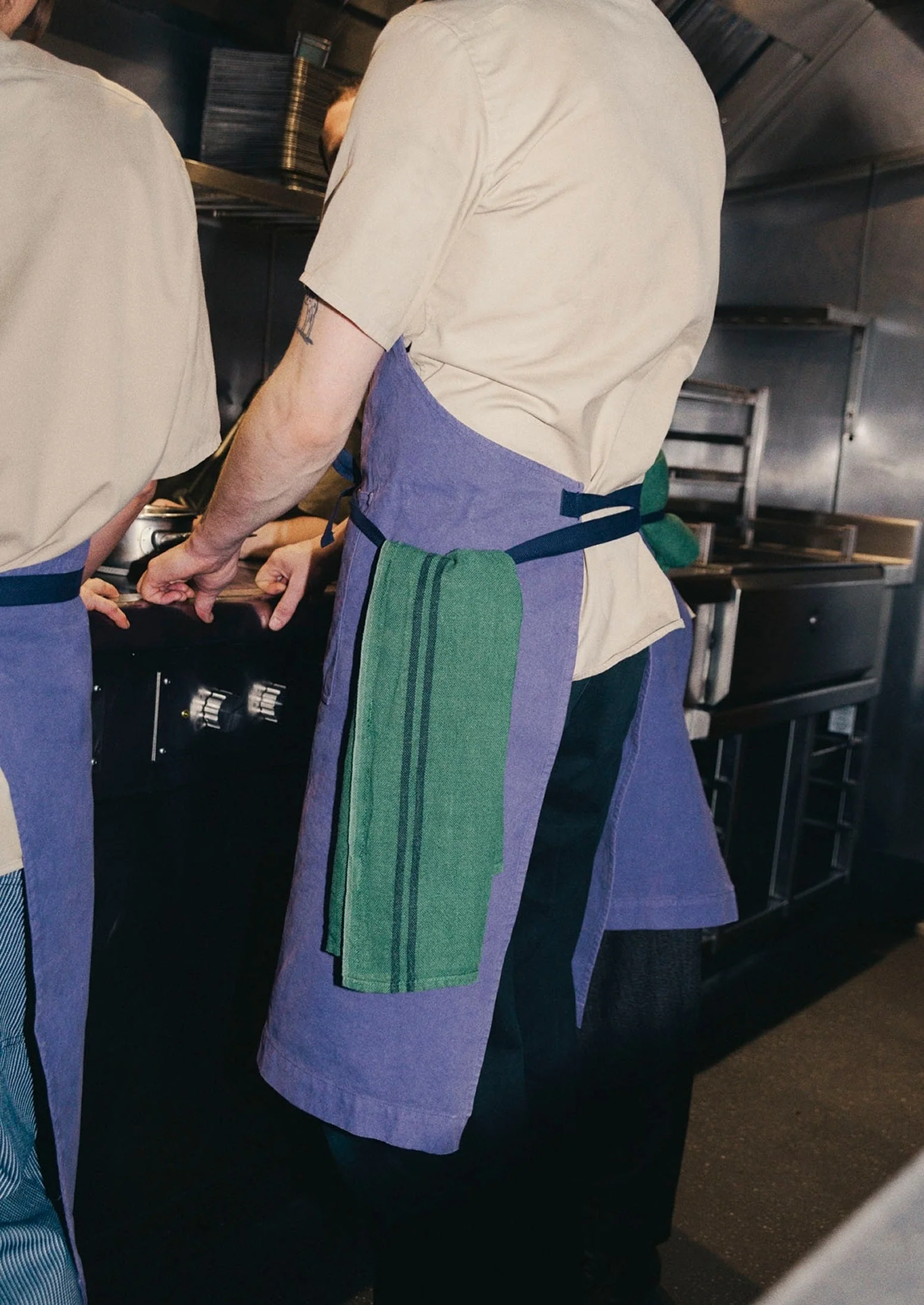 Cotton Canvas Project Apron | Workwear Blue - Image 5