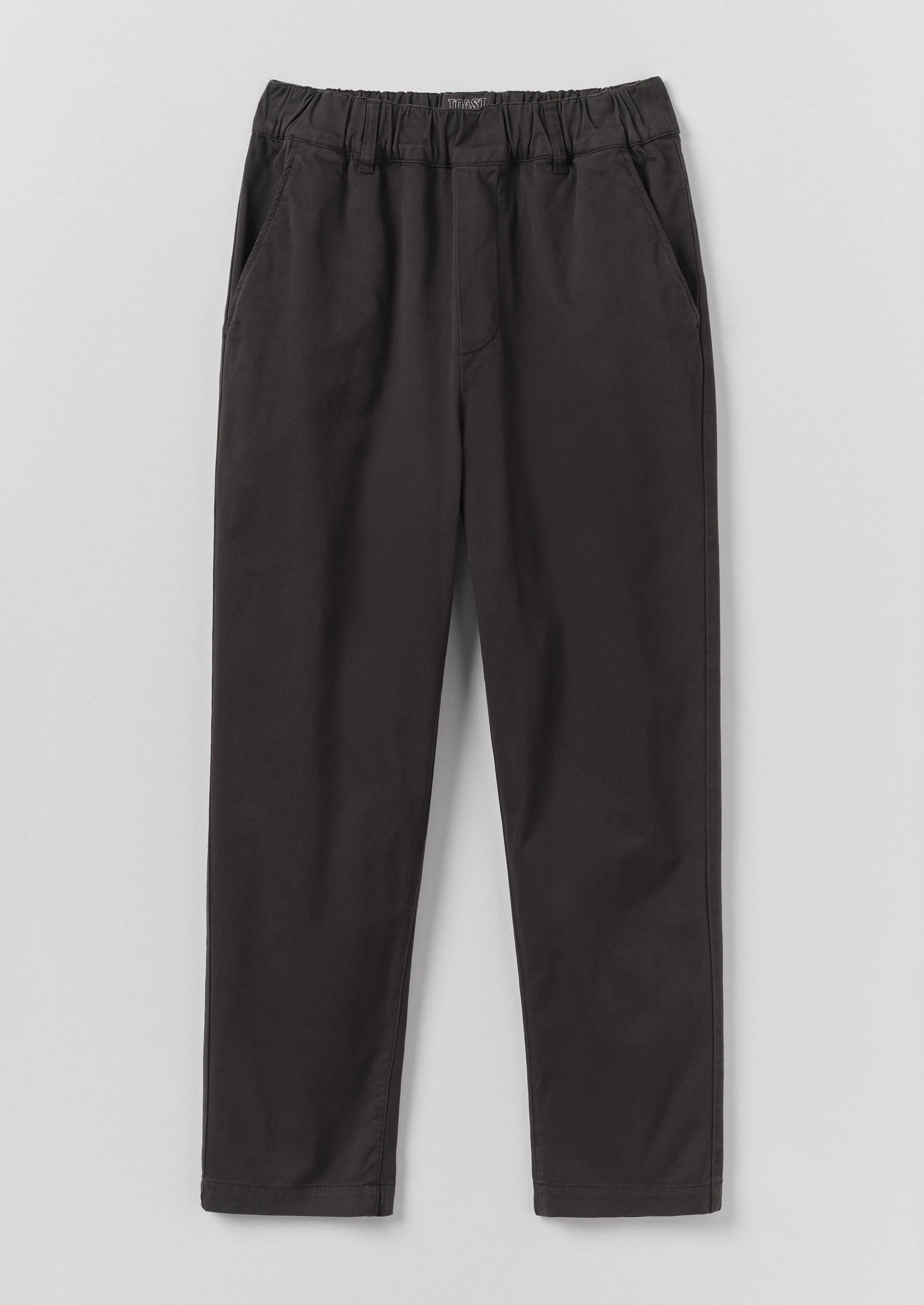 Gabi Cotton Pull On Trousers | Soft Black - Image 6