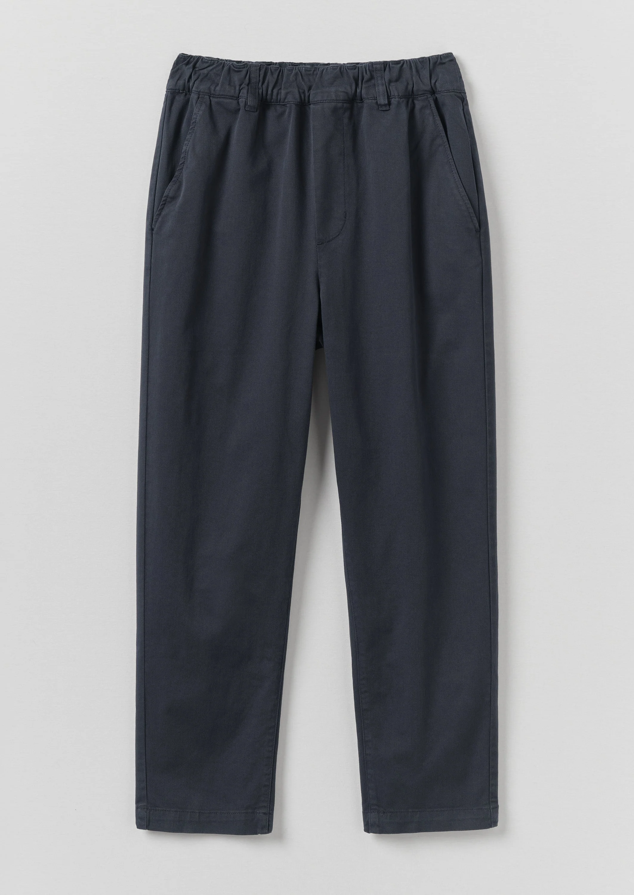 Gabi Cotton Pull On Trousers | Storm Blue - Image 6