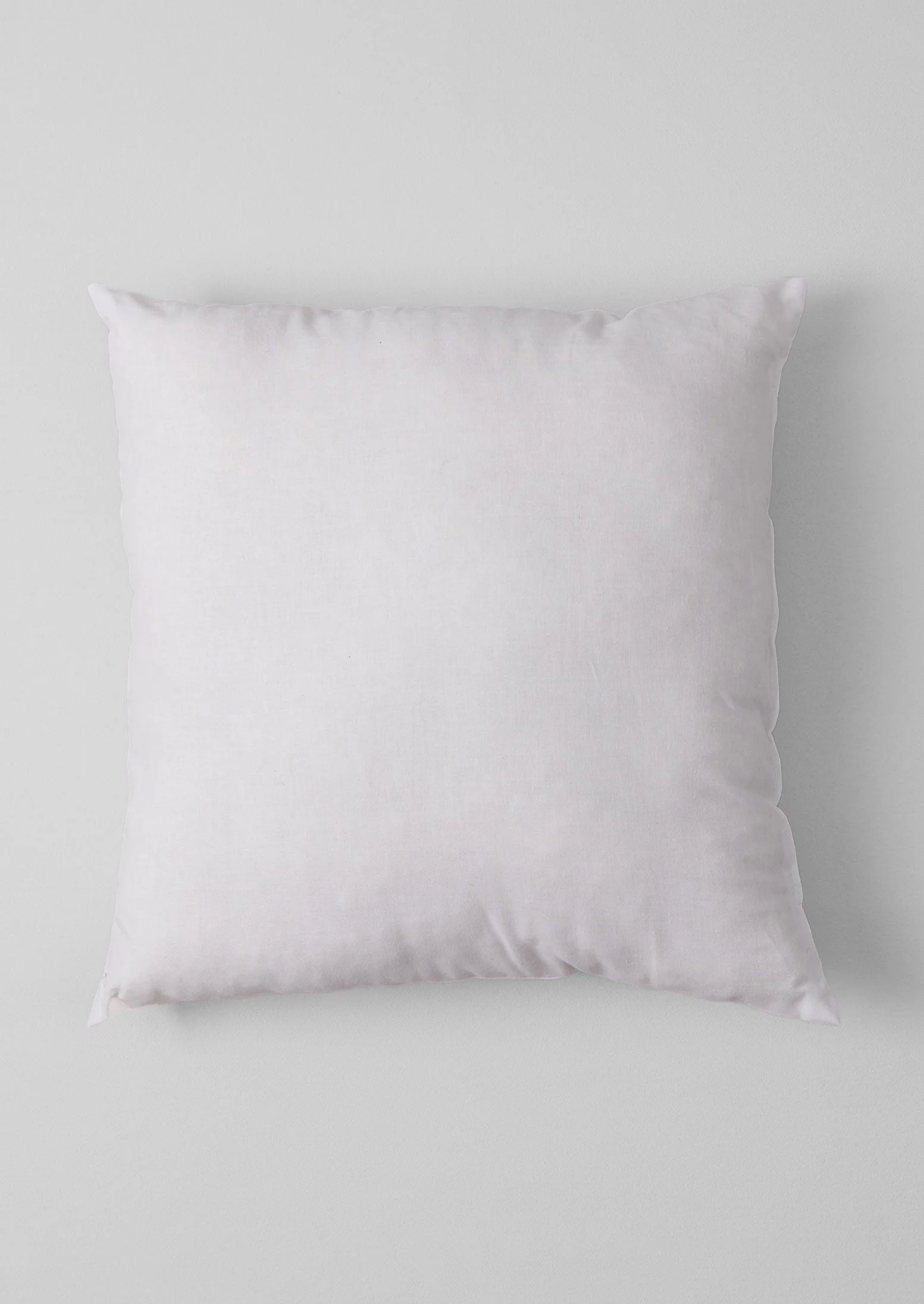 Medium Square Wool Cushion Pad | White