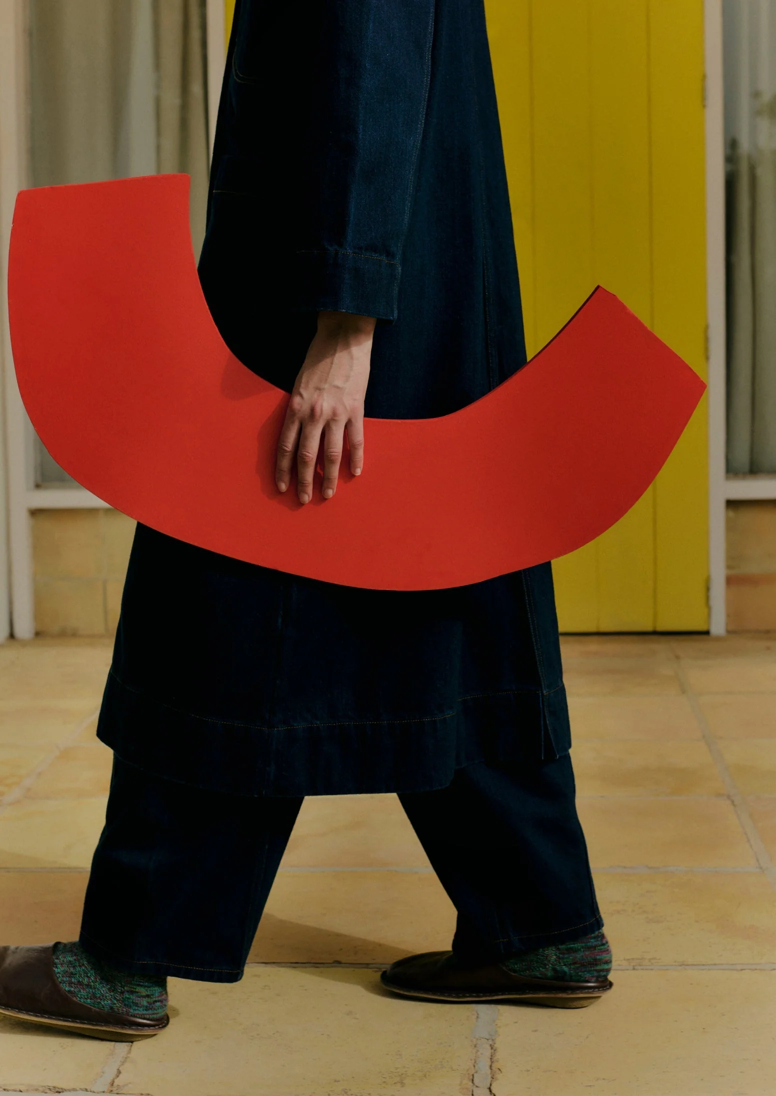 Patch Pocket Japanese Denim Coat | Indigo - Image 3