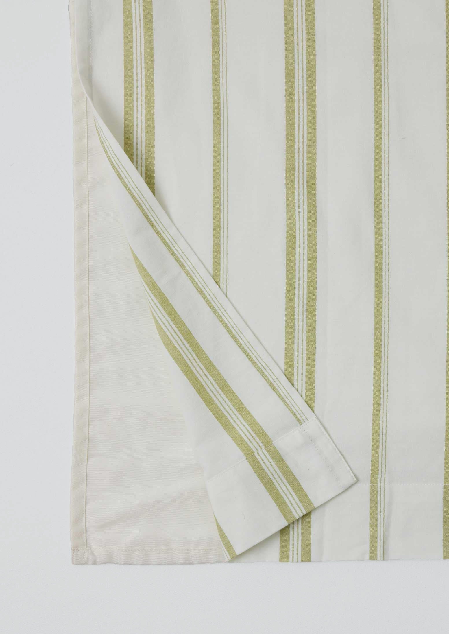 Sail Stripe Shower Curtain | Chalk/Fern - Image 4
