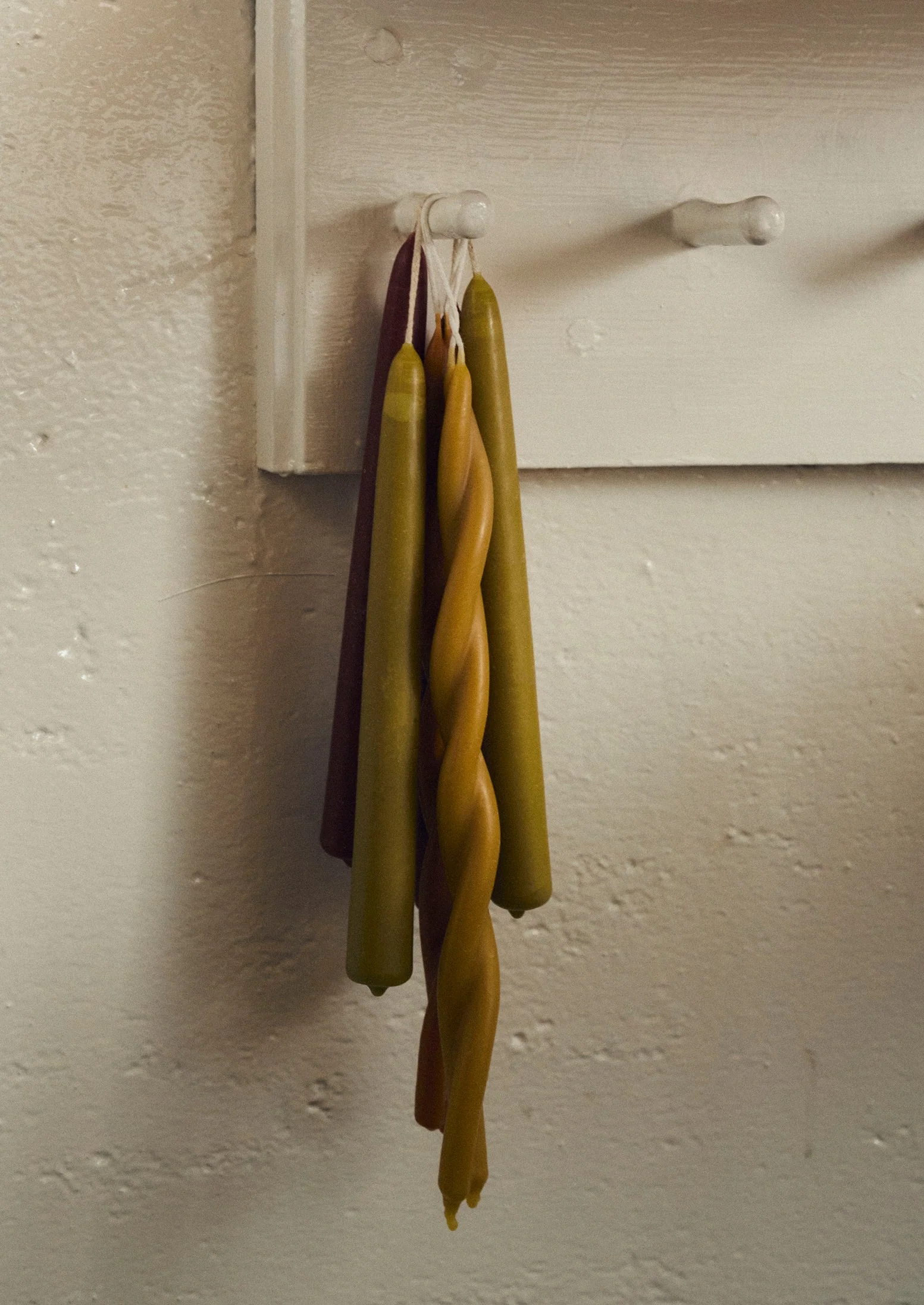 Wax Atelier Set of Four Dinner Candles | Yellow Moss/Red Sorrel - Image 6